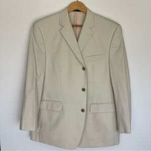 Men’s Calvin Klein Cream Blazer 100% Cotton